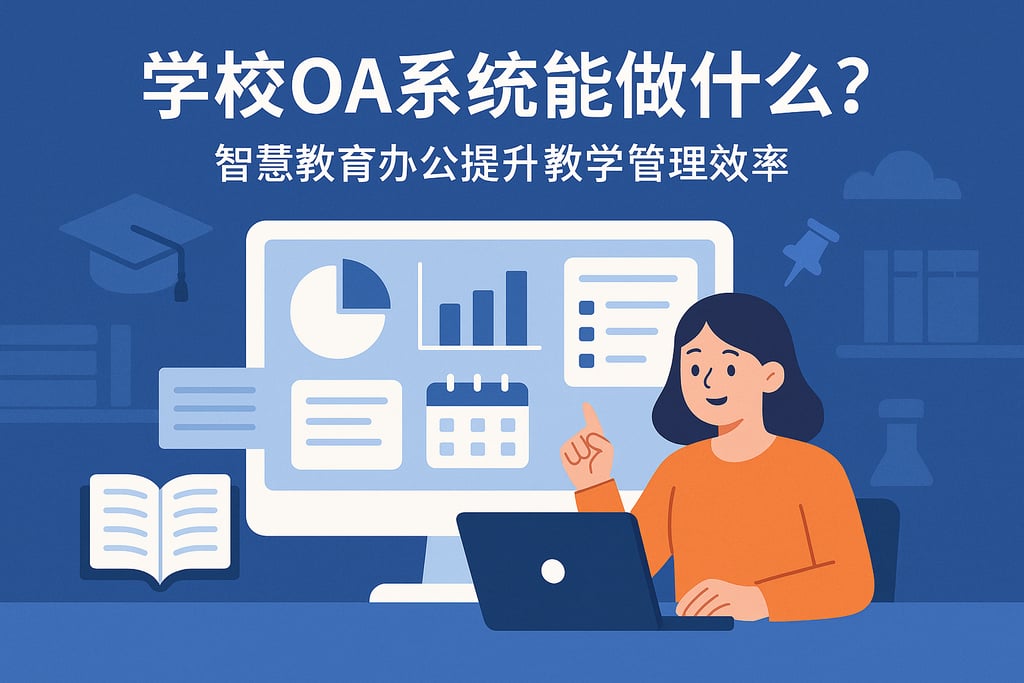 学校OA系统能做什么？智慧教育办公提升教学管理效率"